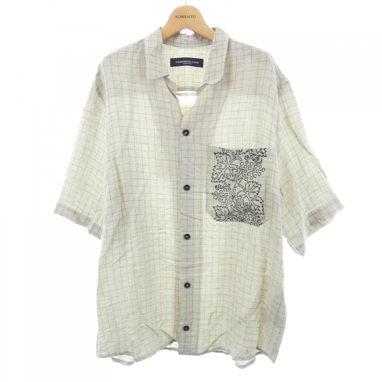 FEDERICO CINA S／Sシャツ