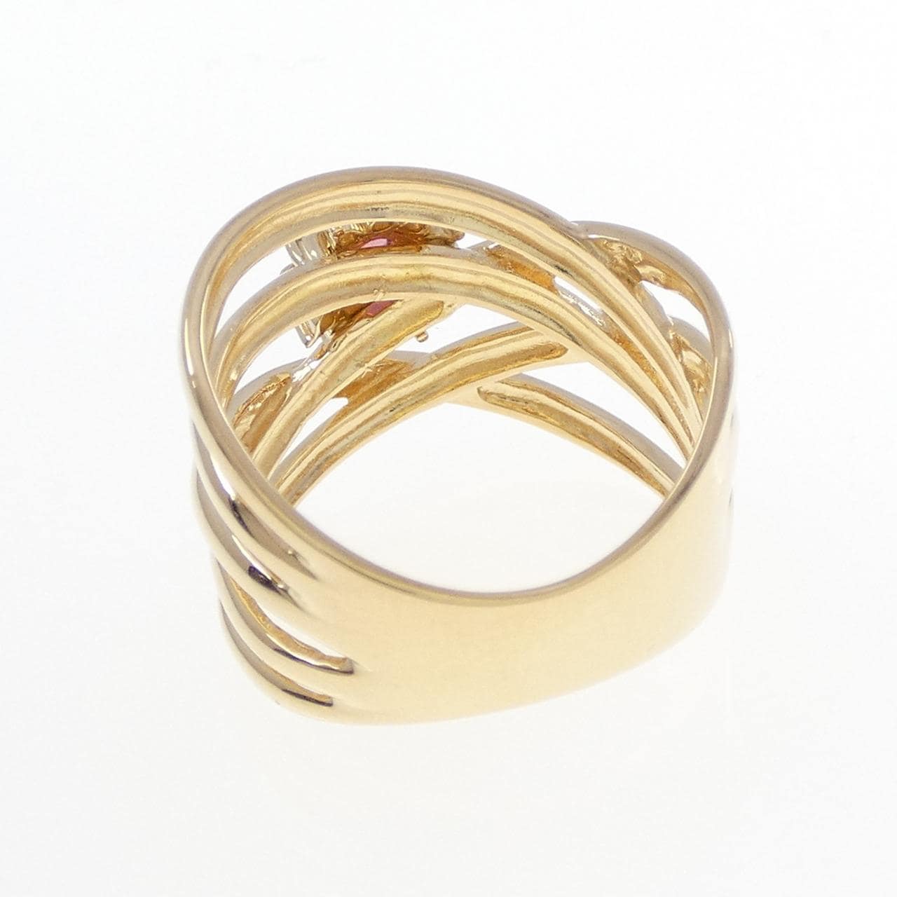 K18YG紅寶石戒指0.32CT