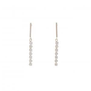 K10YG キュービック ピアス