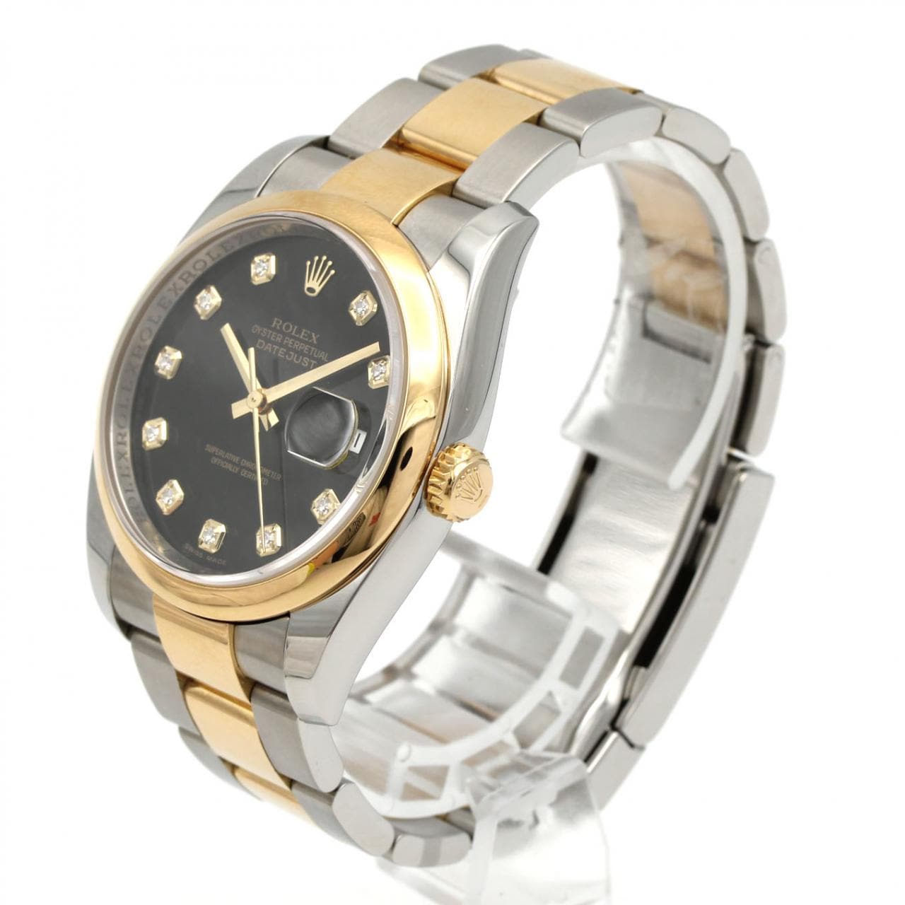 ロレックス デイトジャスト 116203G SSxYG 自動巻 Z番