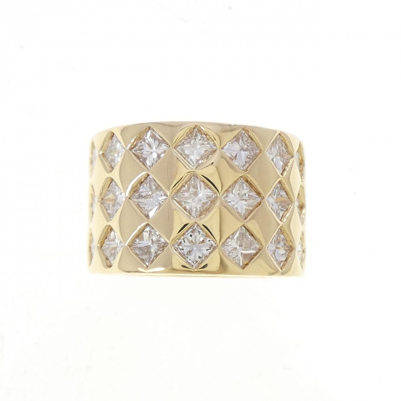 K18YG ダイヤモンド リング 5.29CT