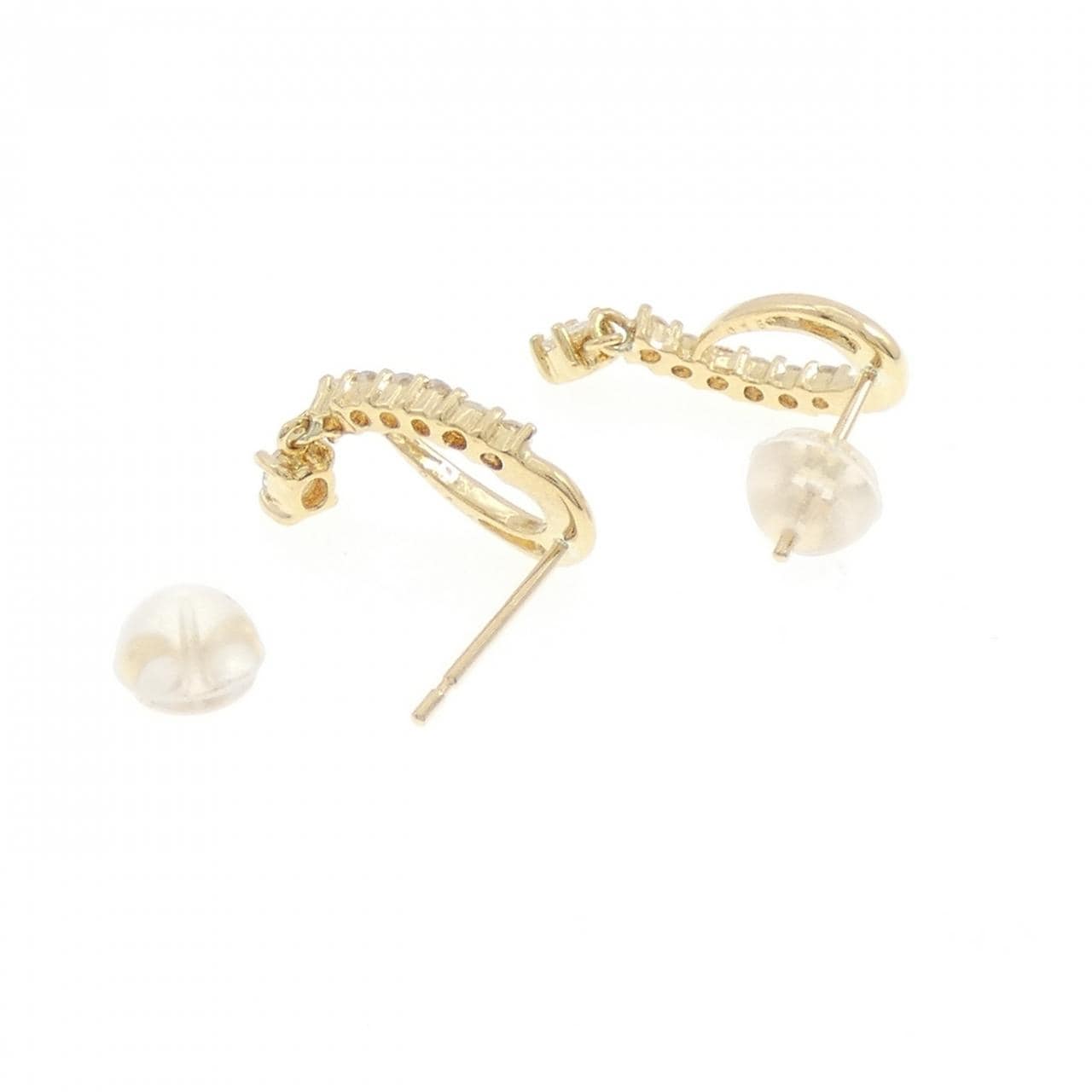 K18YG ダイヤモンド ピアス 0.30CT