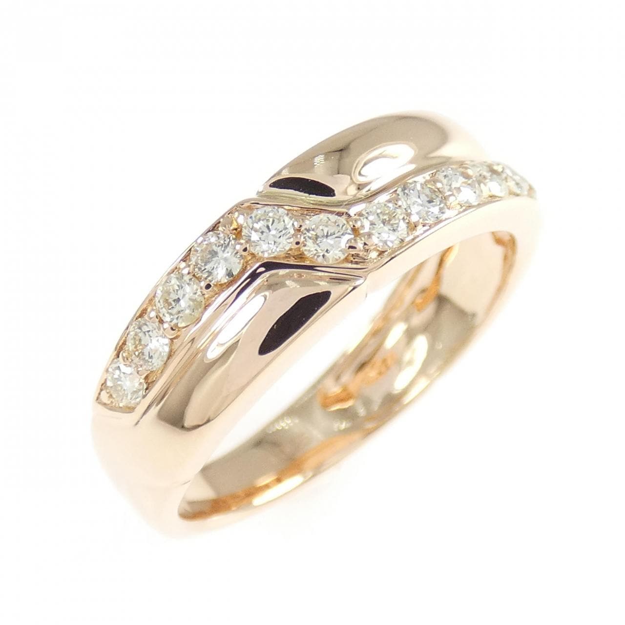 K18PG ダイヤモンド リング 0.25CT