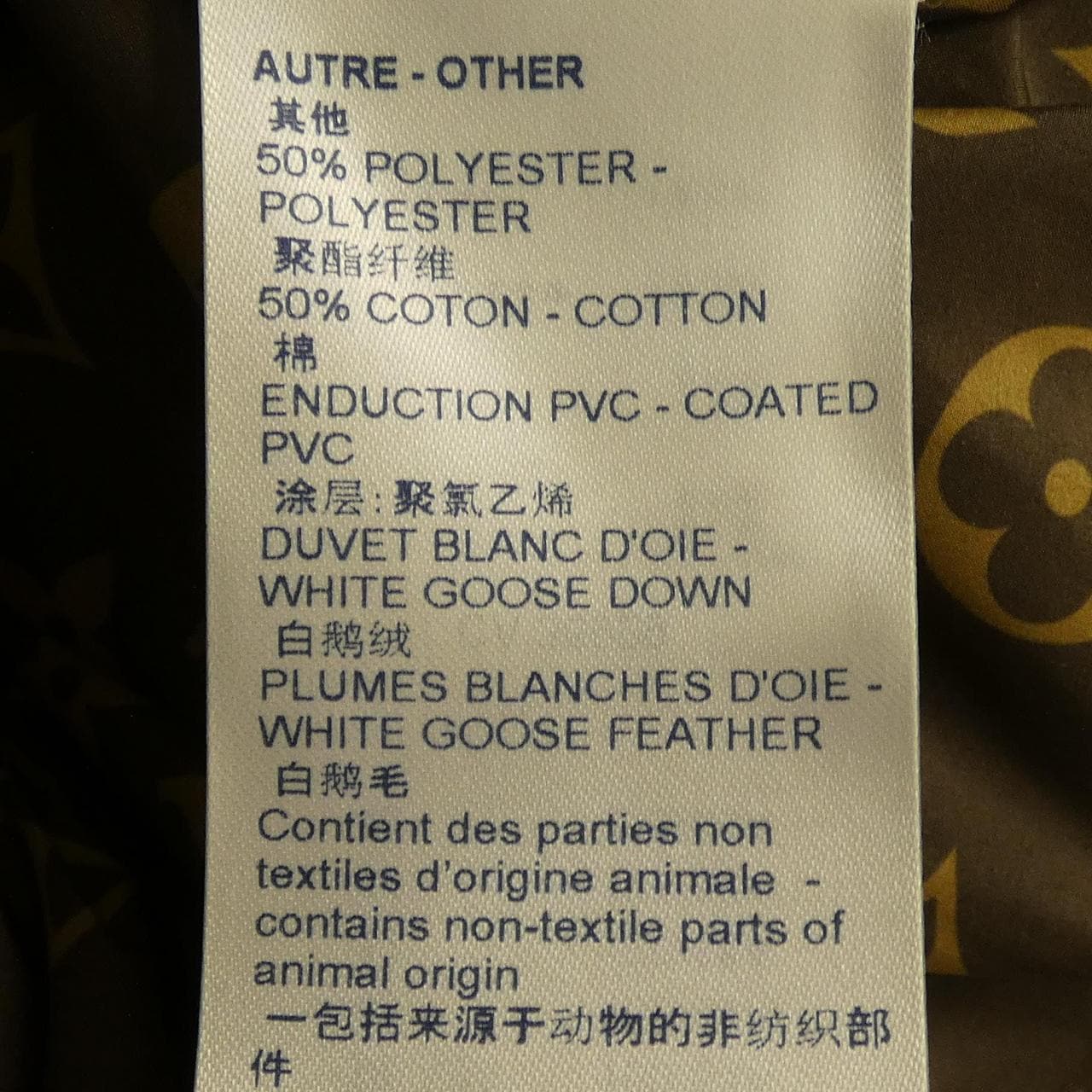 ルイヴィトン LOUIS VUITTON FLOW16E54 ダウンジャケット