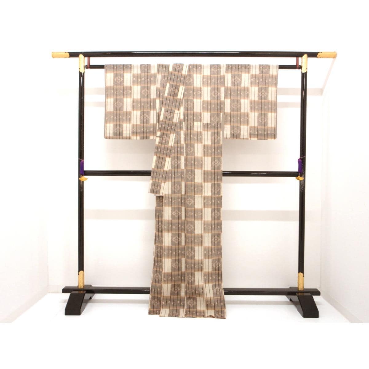 単衣　証紙付【琉球絣】