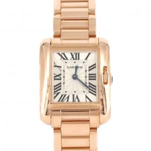 Cartier Tank Anglaise SM PG W5310013 PG/RG石英
