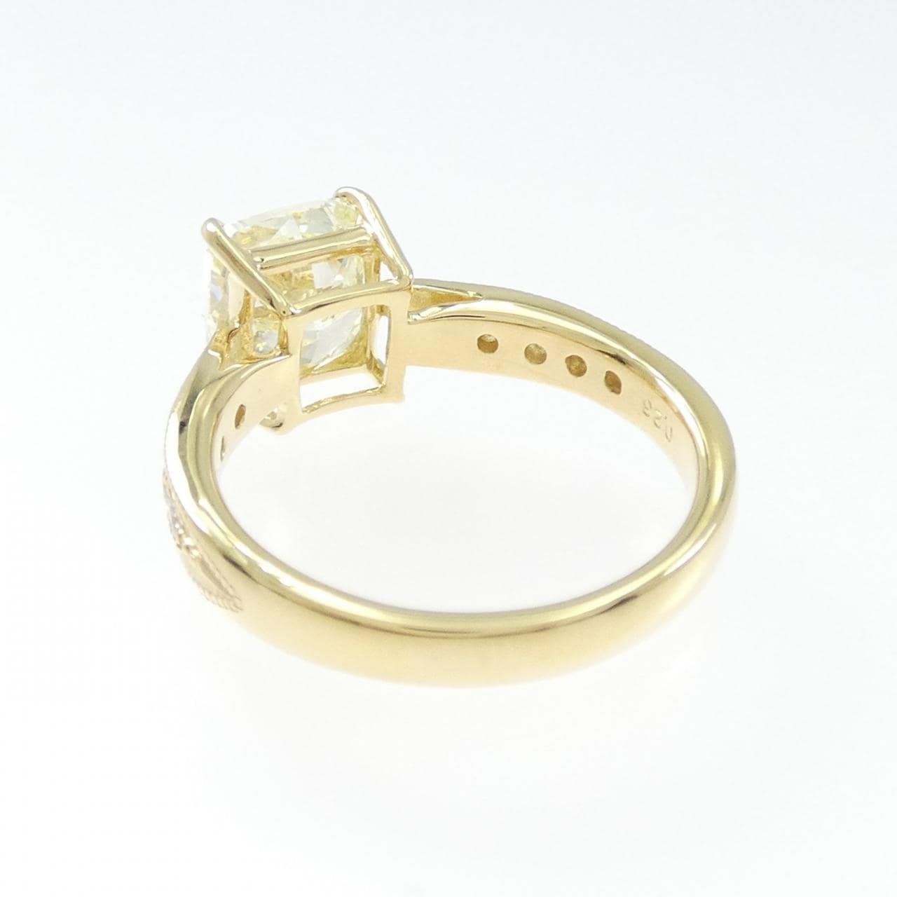 [Remake] K18YG Diamond Ring 2.03CT LY IF Fancy Cut