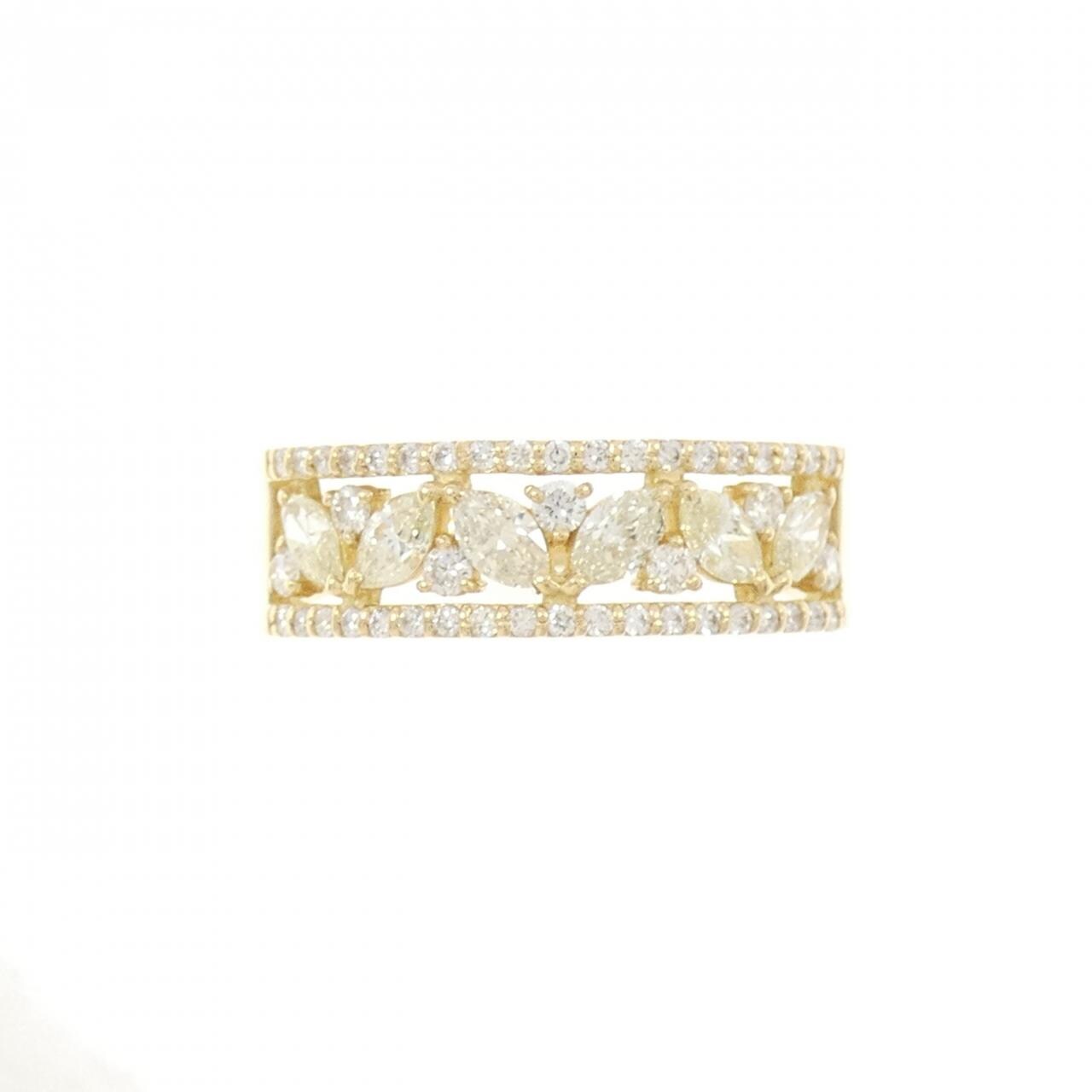 【新品】K18YG ダイヤモンド リング 0.75CT