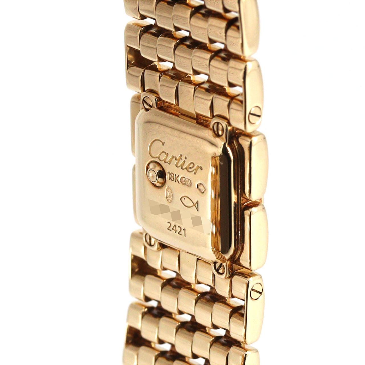 【ノーメンテナンス還元価格】カルティエ ミニパンテールリュバン YG/D WG3001T7 YG クォーツ