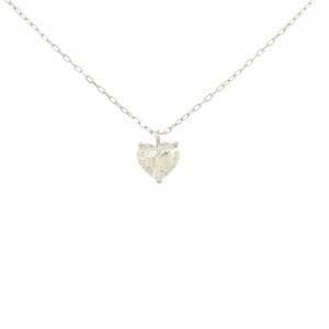 PT900/PT850 ハート ダイヤモンド ネックレス 1.010CT