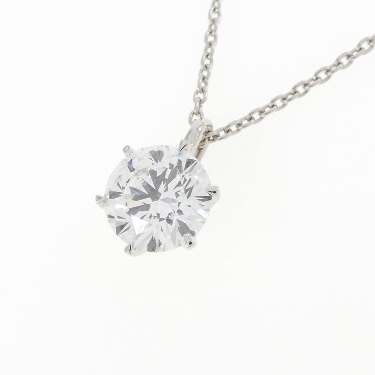 【リメイク】PT900/PT850 ダイヤモンド ネックレス 1.021CT E VS2 EXT