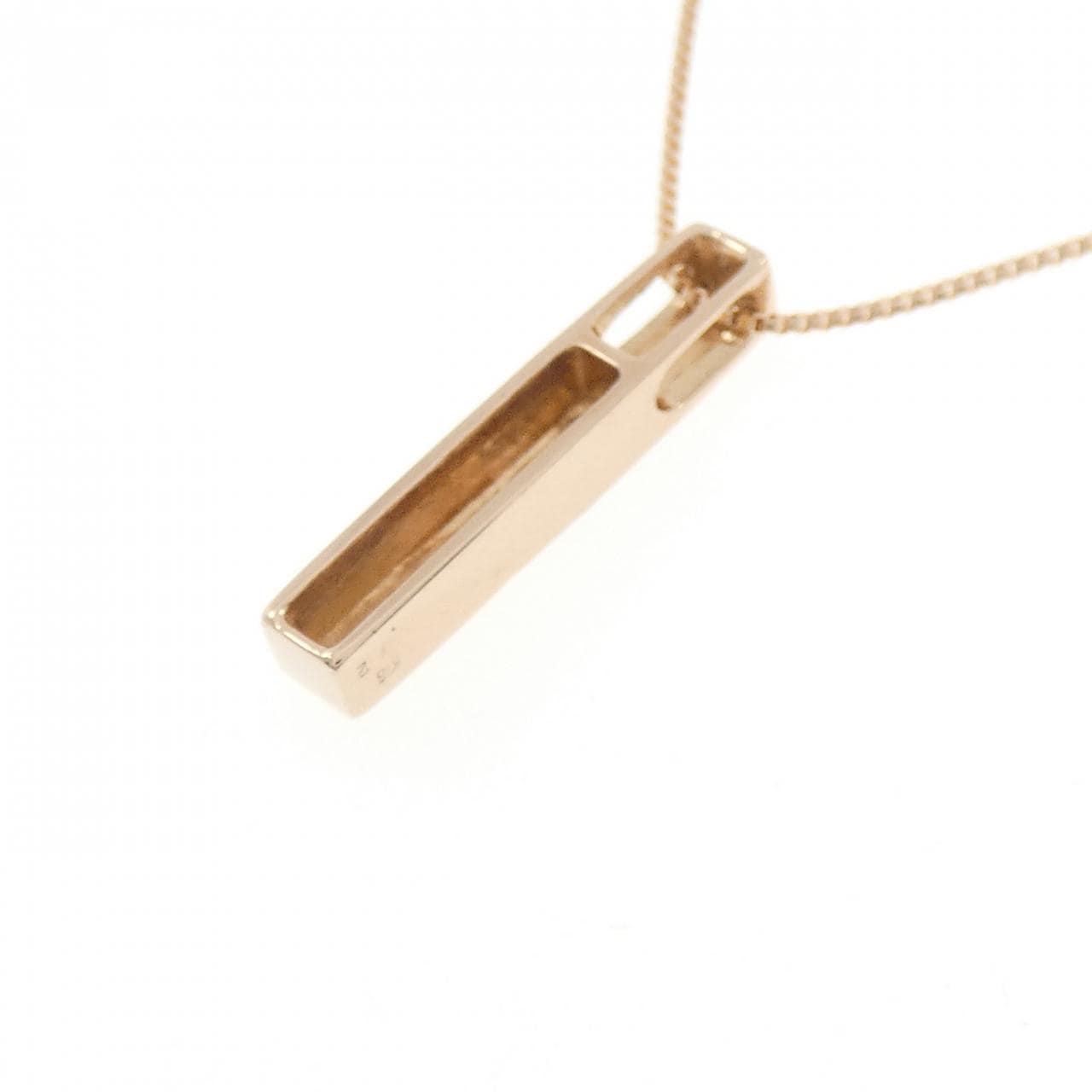 K18PG ダイヤモンド ネックレス 0.02CT