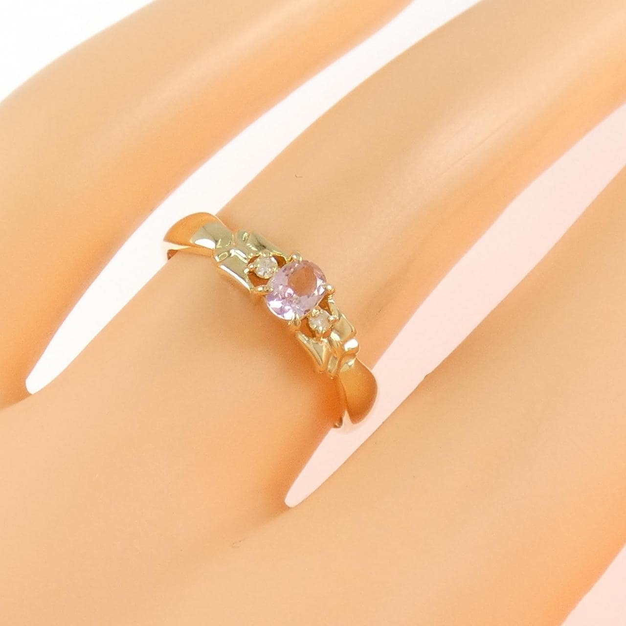 K18YG トルマリン リング