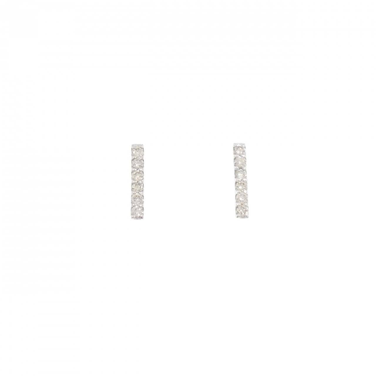 PT900 ダイヤモンド ピアス 0.24CT