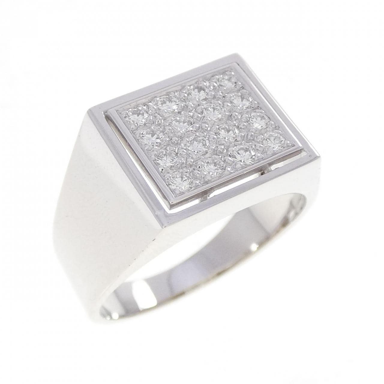 750WG ダイヤモンド リング