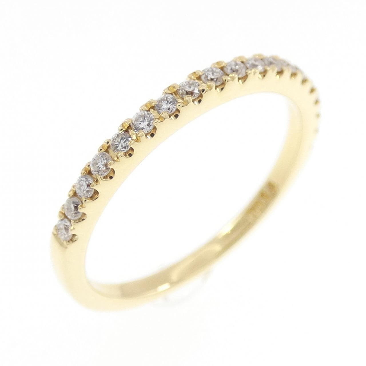 18KYG ダイヤモンド リング 0.14CT