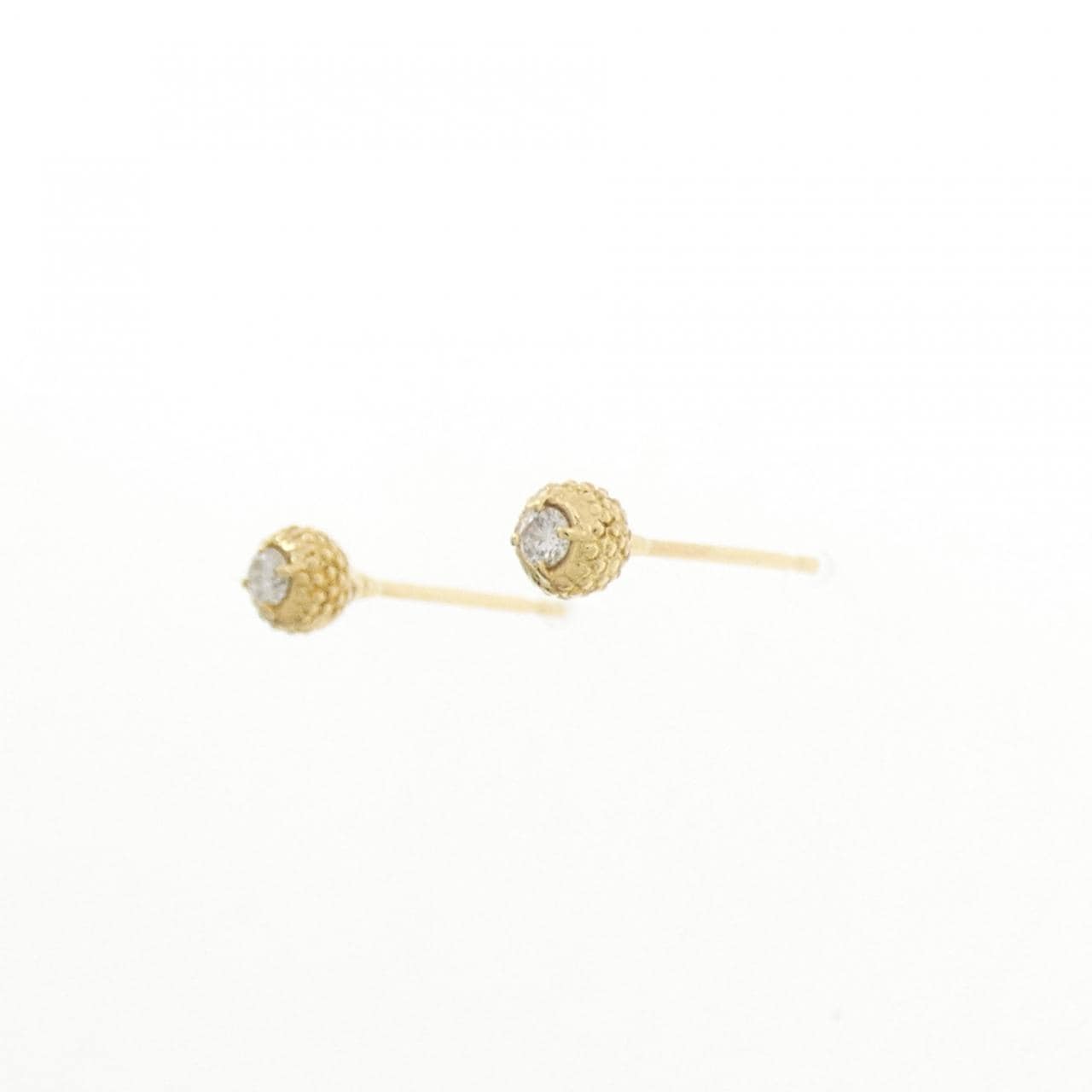 K18YG ダイヤモンド ピアス 0.06CT