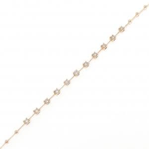 K18PG ダイヤモンド ブレスレット 0.50CT