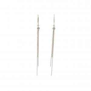 4゜C ダイヤモンド ピアス