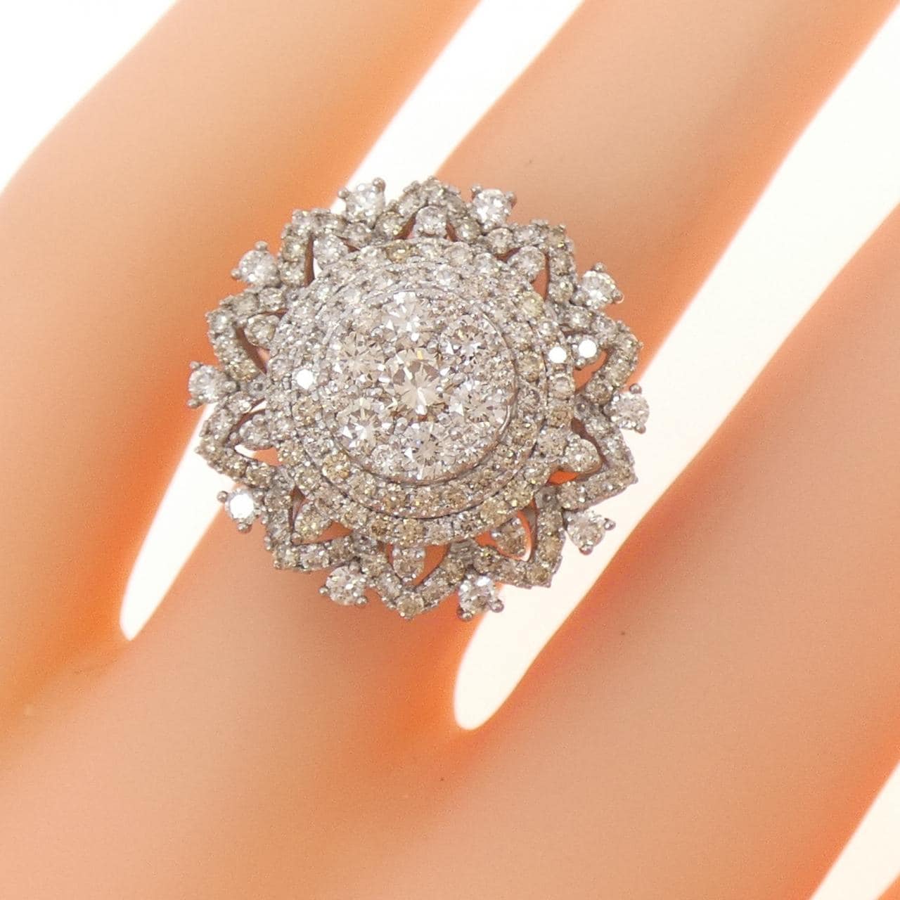 K18WG ダイヤモンド リング 1.40CT