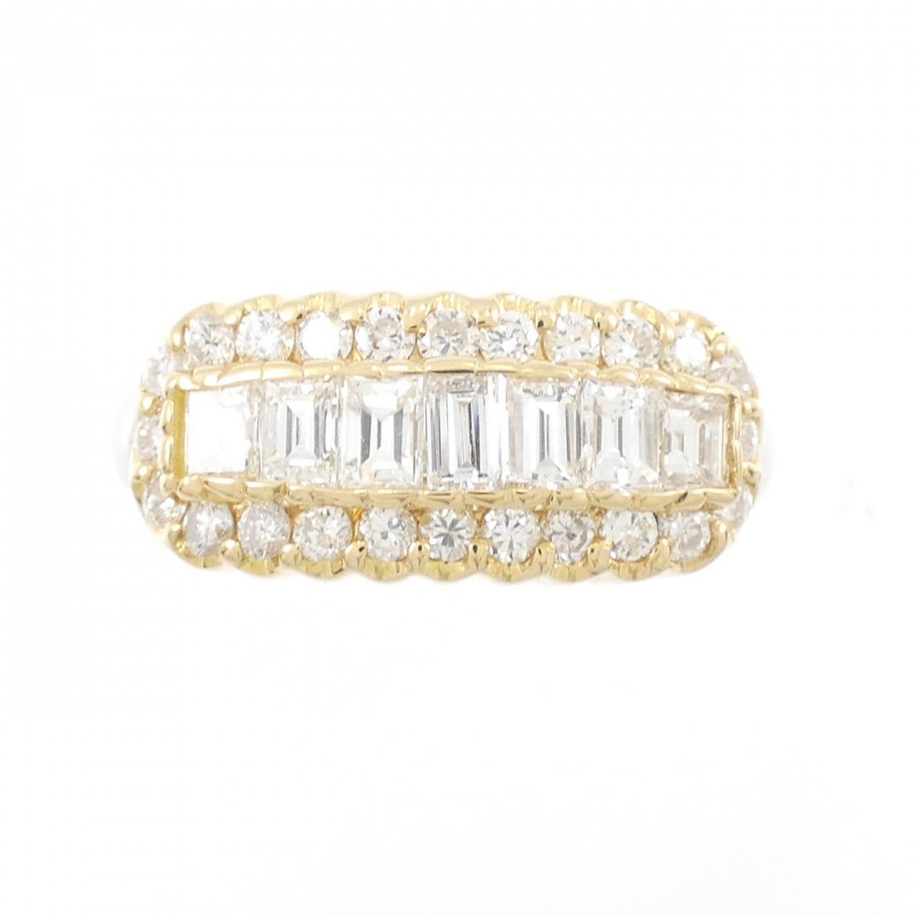 PT/K18YG ダイヤモンド リング 1.12CT