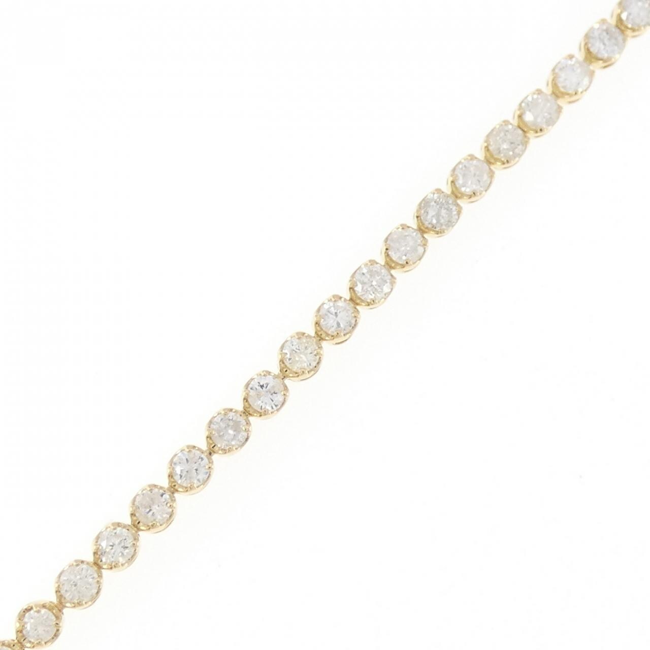 K18YG ダイヤモンド ブレスレット 2.00CT