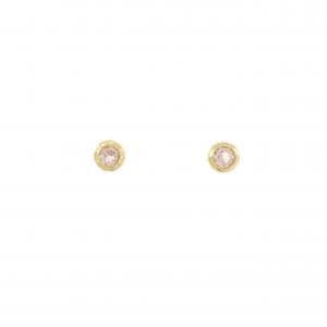 K18YG インペリアルトパーズ ピアス 0.26CT