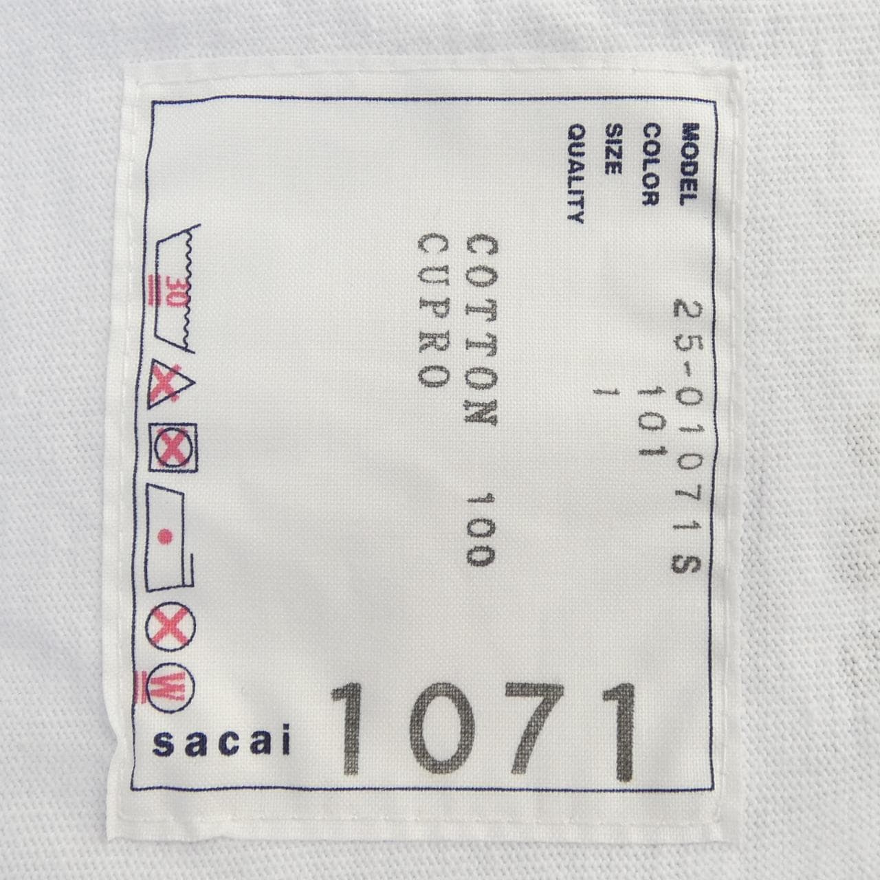 サカイ SACAI Embroidery T-Shirt 25-01071S UNISEX Tシャツ