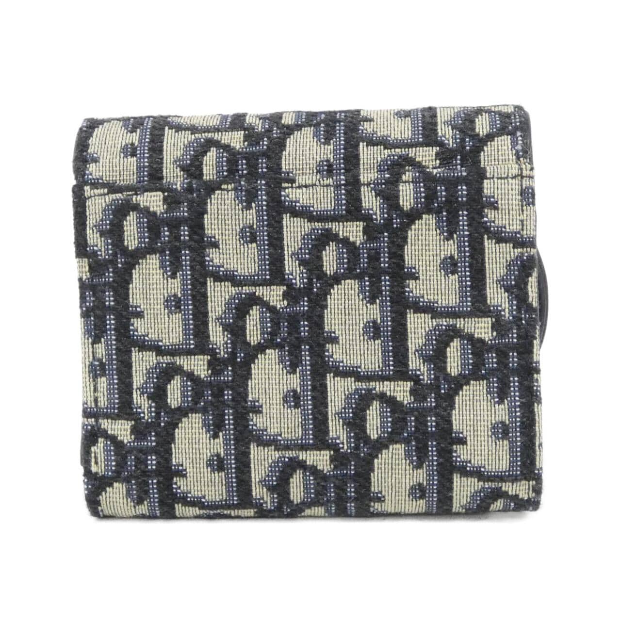 Christian DIOR DIOR OBLIQUE SADDLE LOTUS WALLET S5652CTZQ WALLET