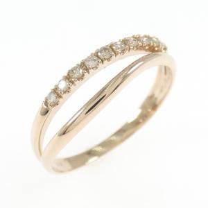 K18PG ダイヤモンド リング 0.10CT