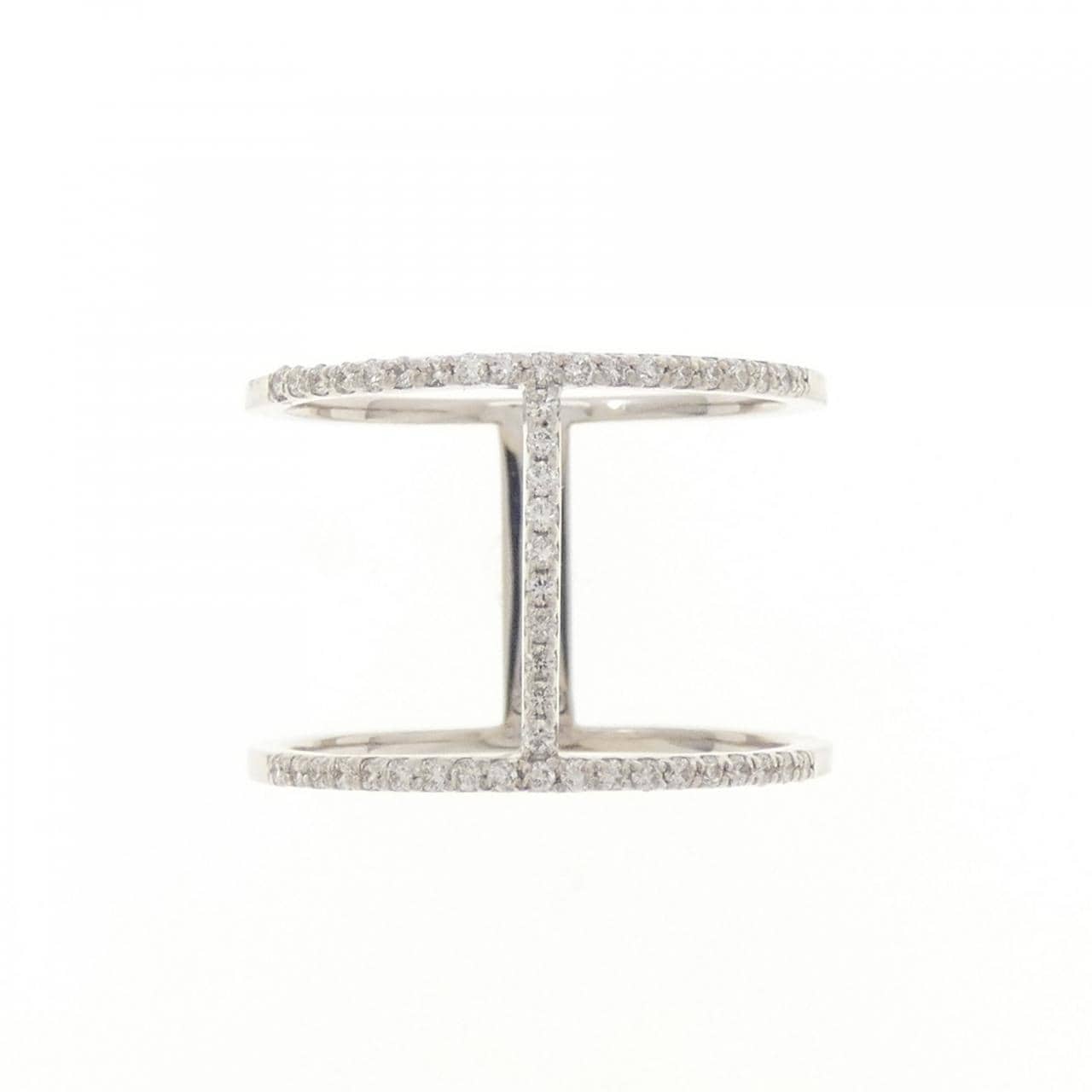 K18WG ダイヤモンド リング 0.22CT