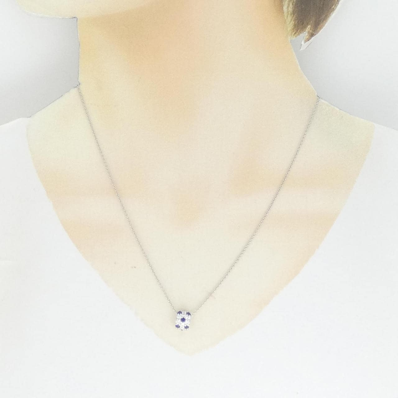 MIKIMOTO sapphire necklace 0.31CT