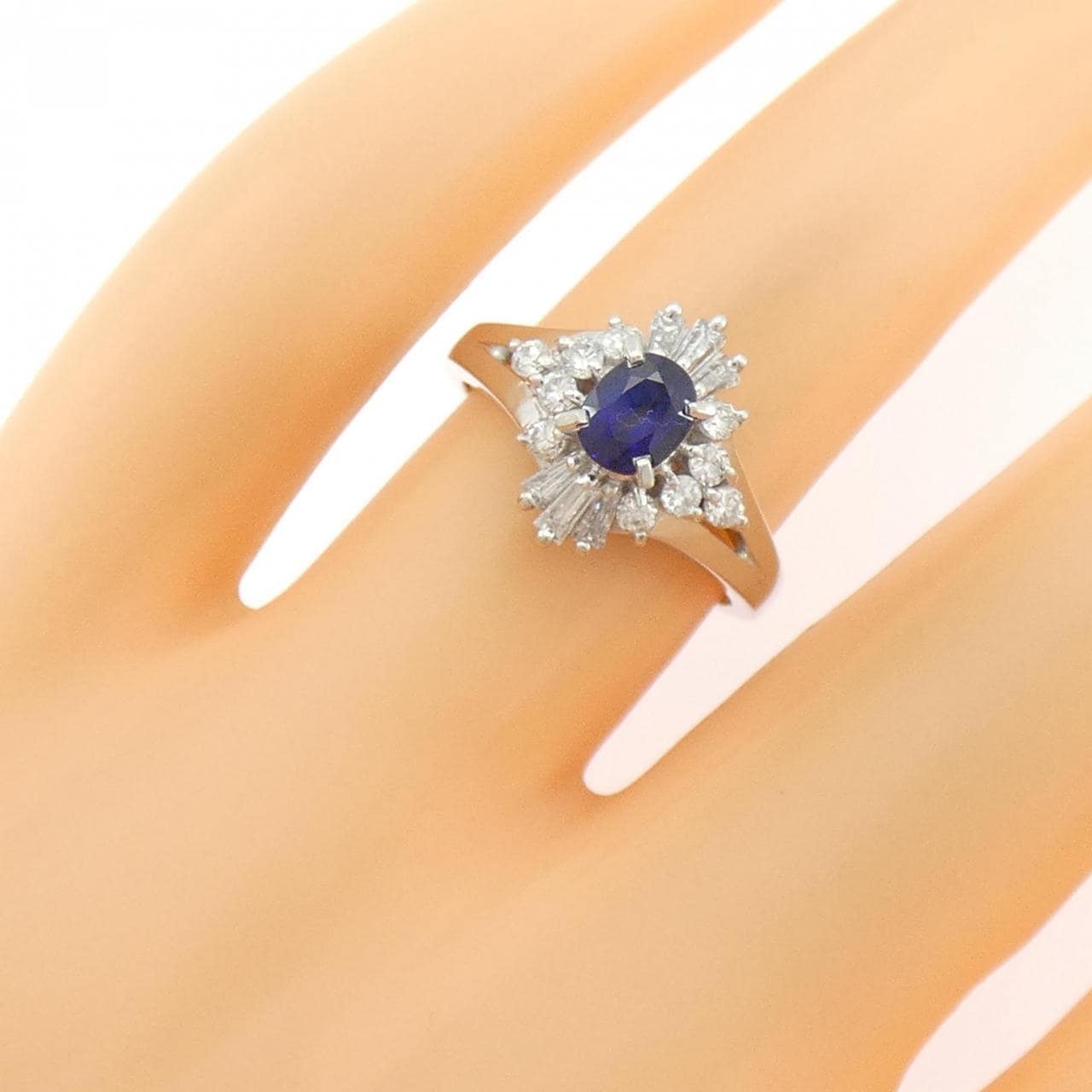 タサキ サファイヤ リング 0.61CT