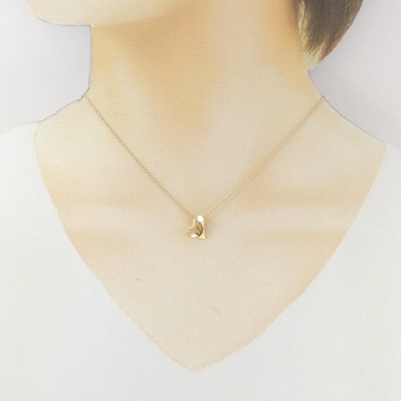 スタージュエリー ハート ダイヤモンド ネックレス 0.05CT