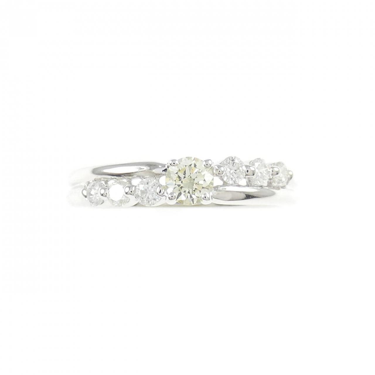 K18WG ダイヤモンド リング 0.188CT