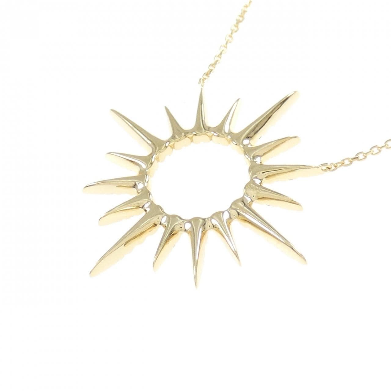 STAR JEWELRY Sunburst Necklace 0.47CT