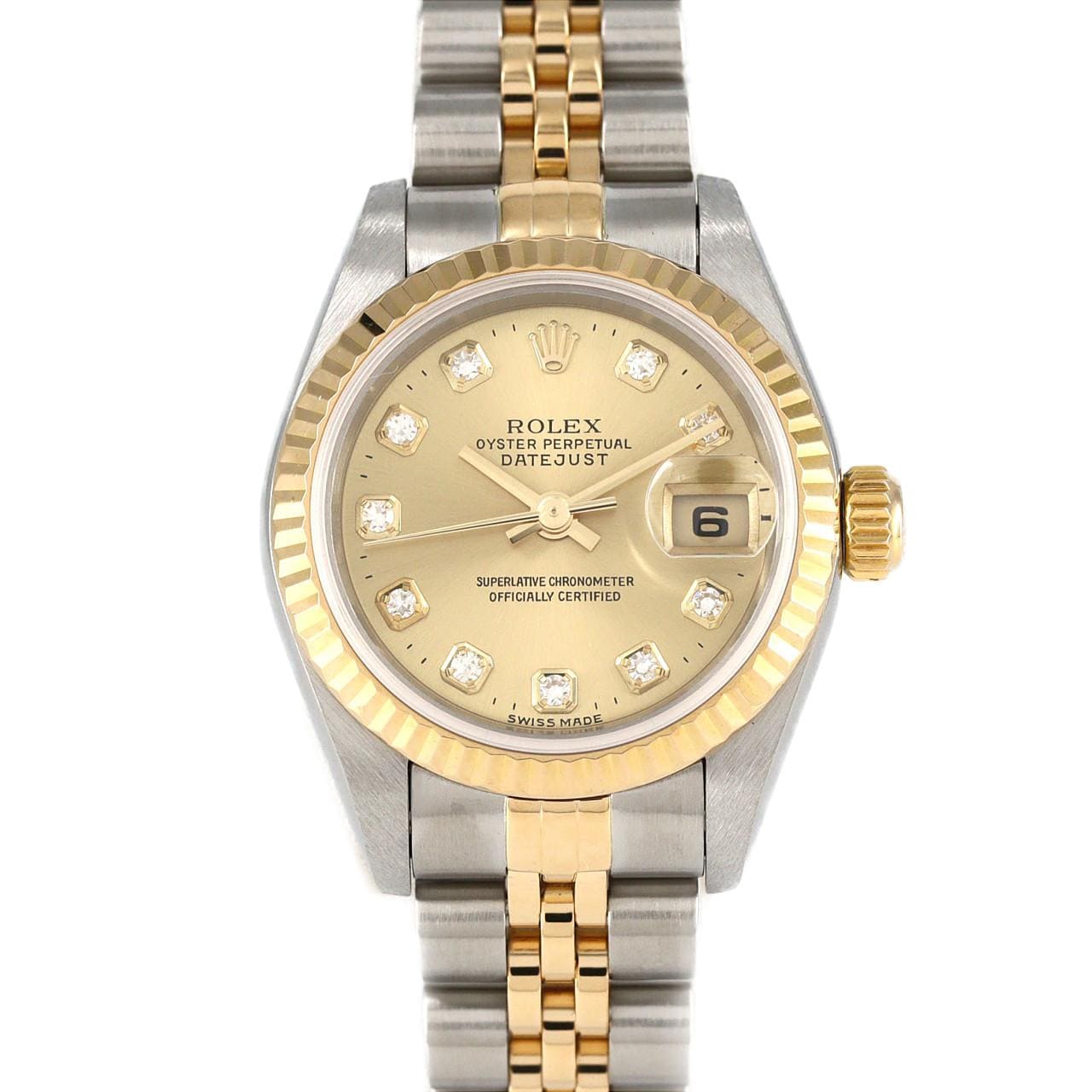 ロレックス デイトジャスト 79173G SSxYG 自動巻 A番