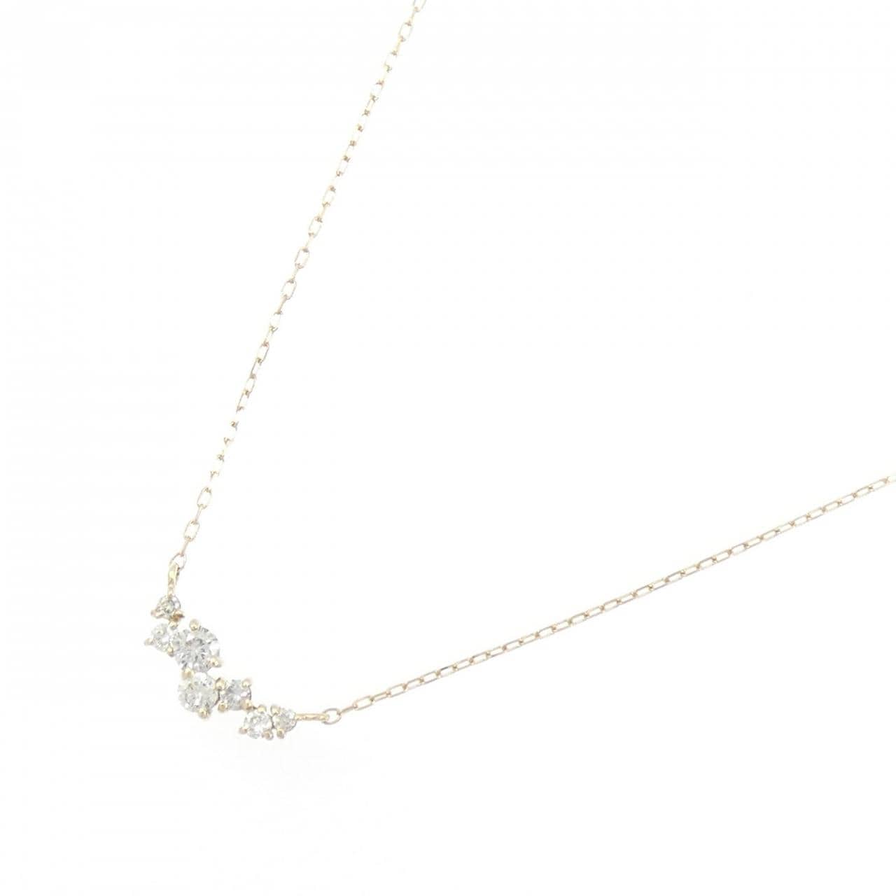 K10YG ダイヤモンド ネックレス 0.15CT