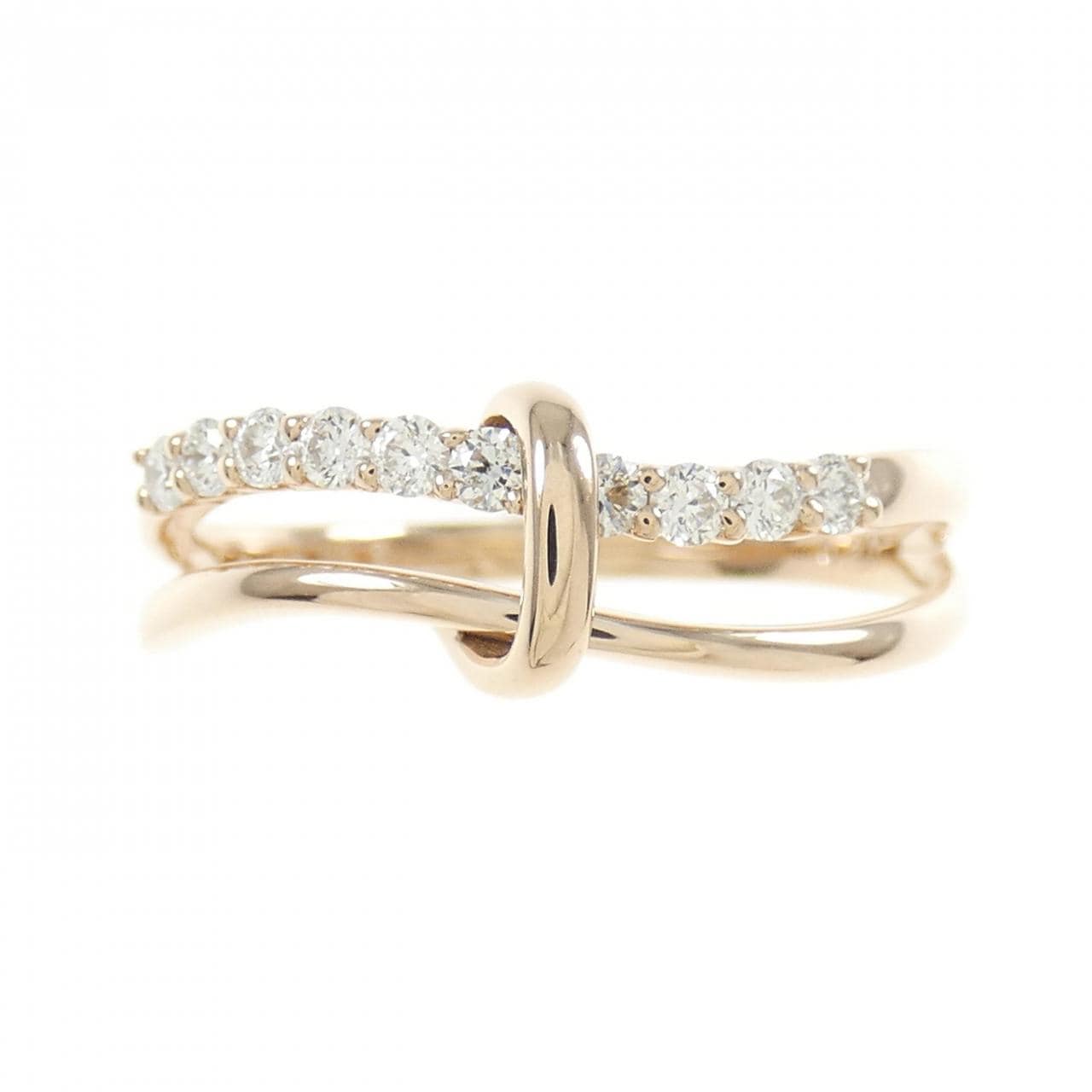 K18PG ダイヤモンド リング 0.20CT