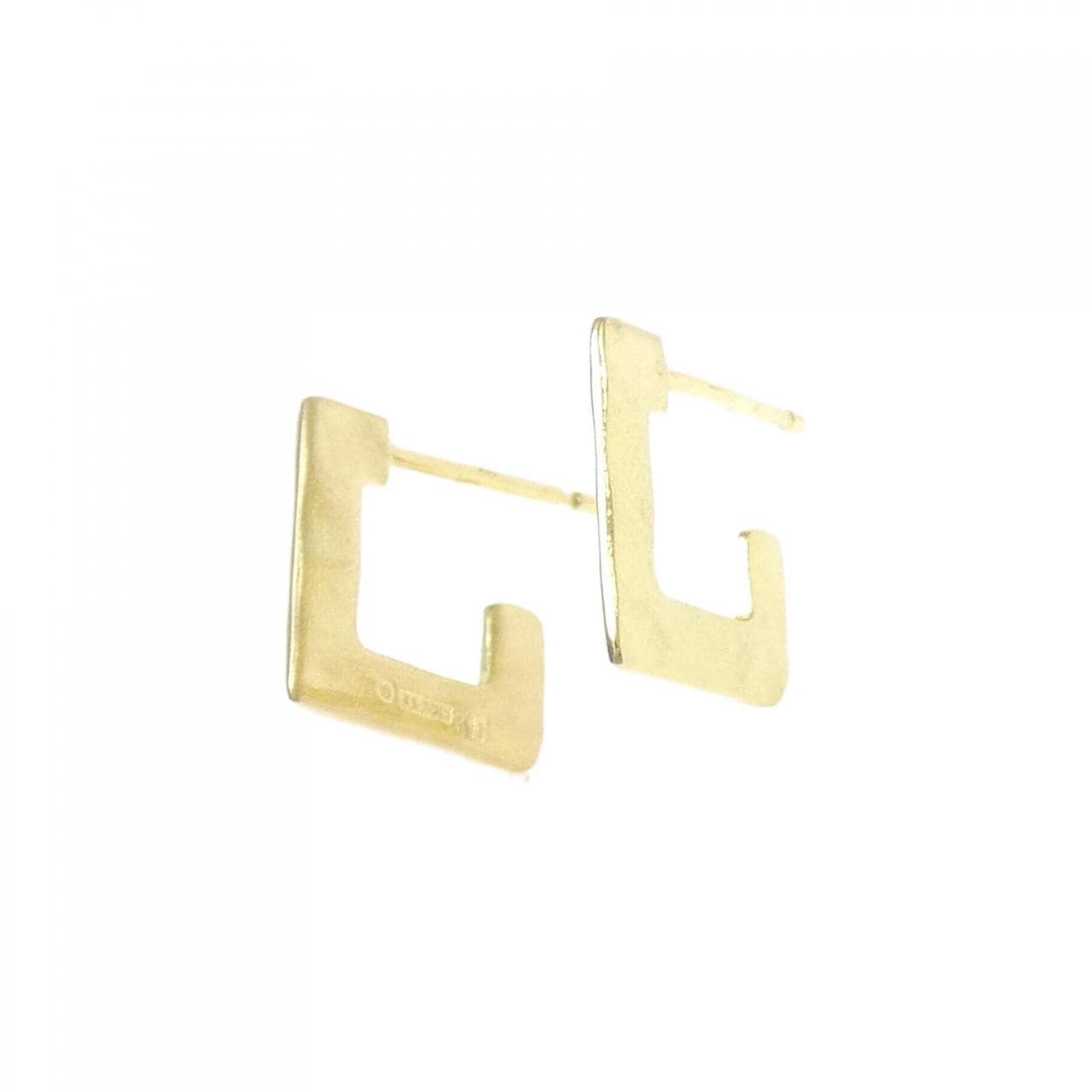K18YG earrings