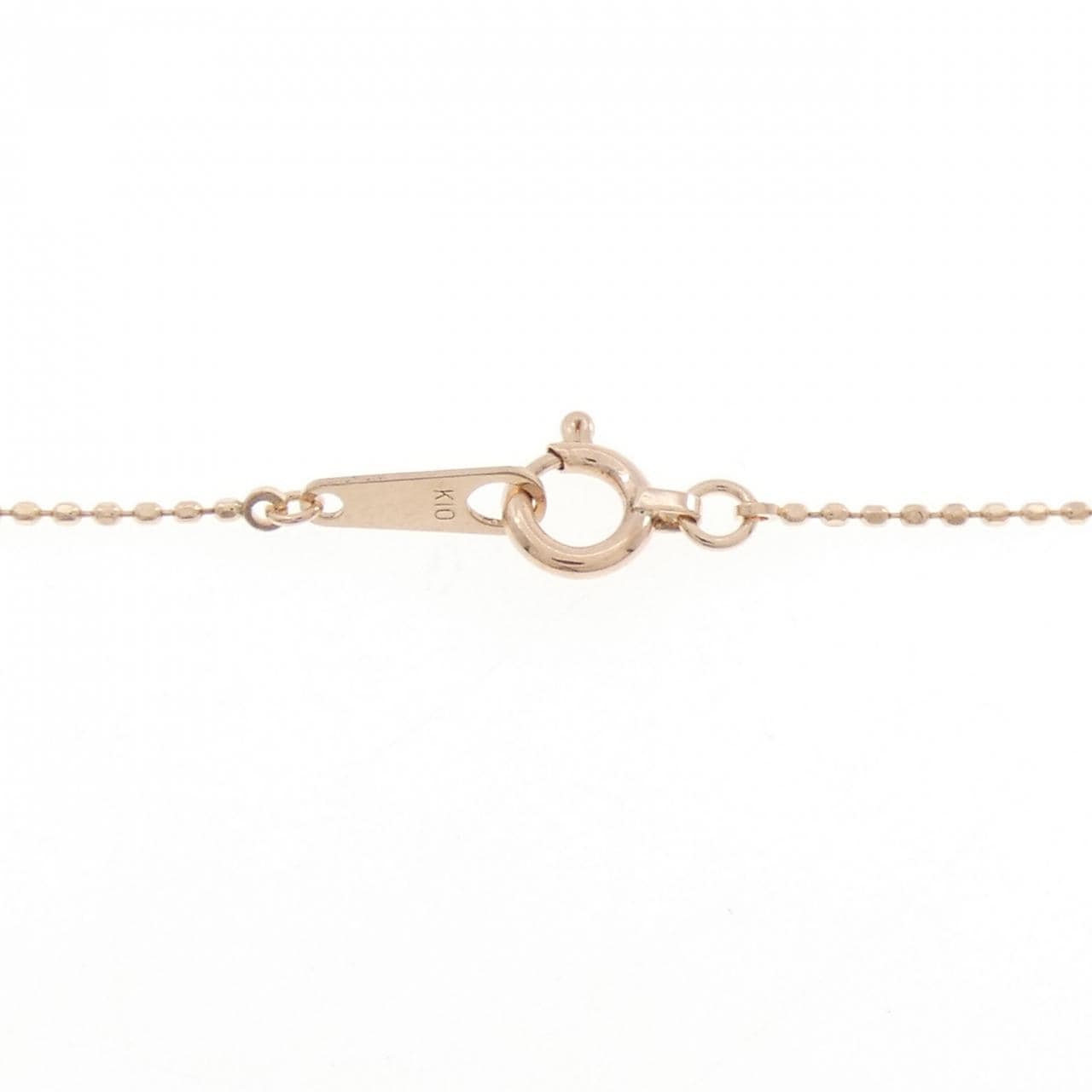 K10PG 2WAY キュービック ネックレス