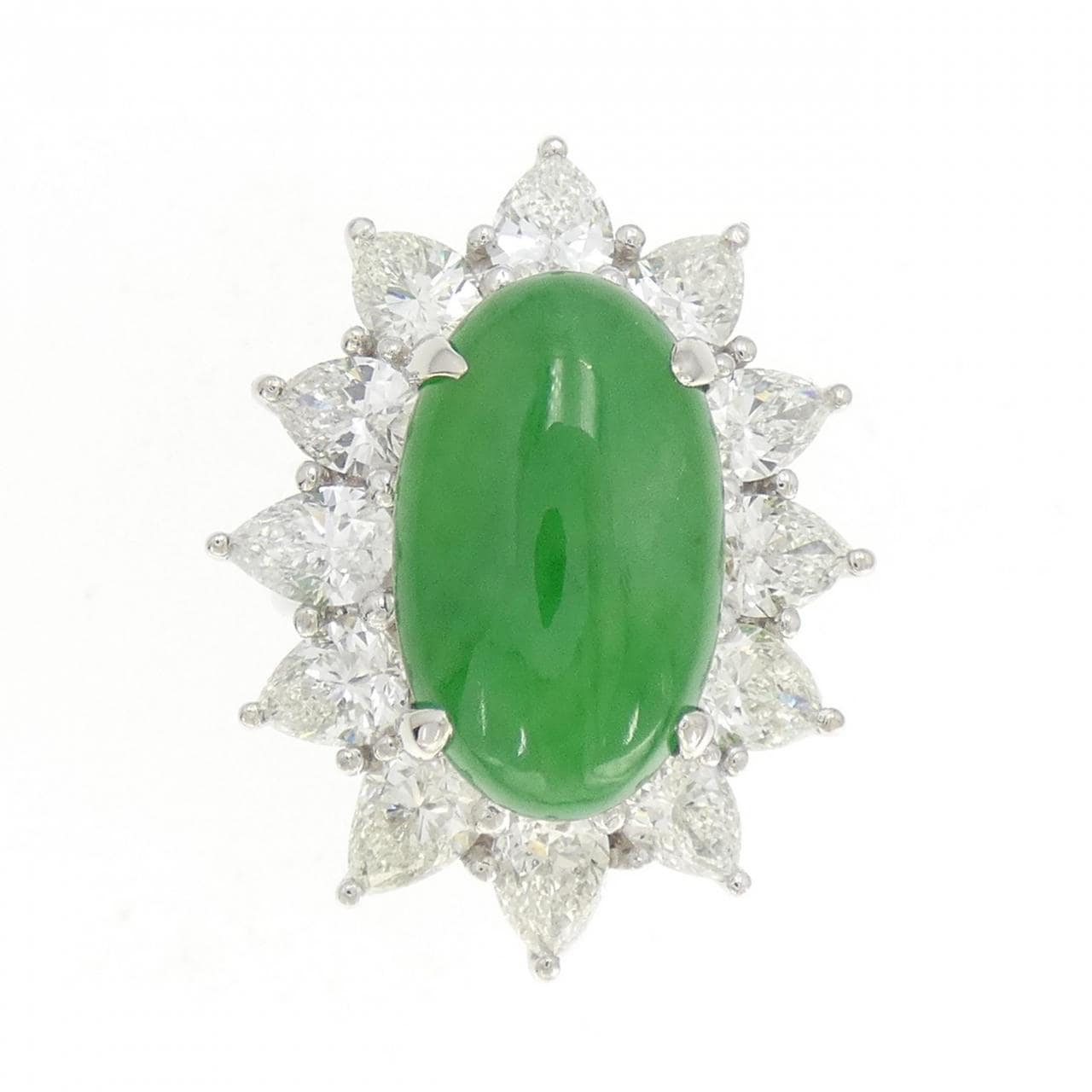 PT900 ヒスイ リング 9.50CT