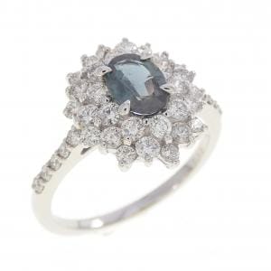 PT950 アレキサンドライト リング 0.52CT ブラジル産