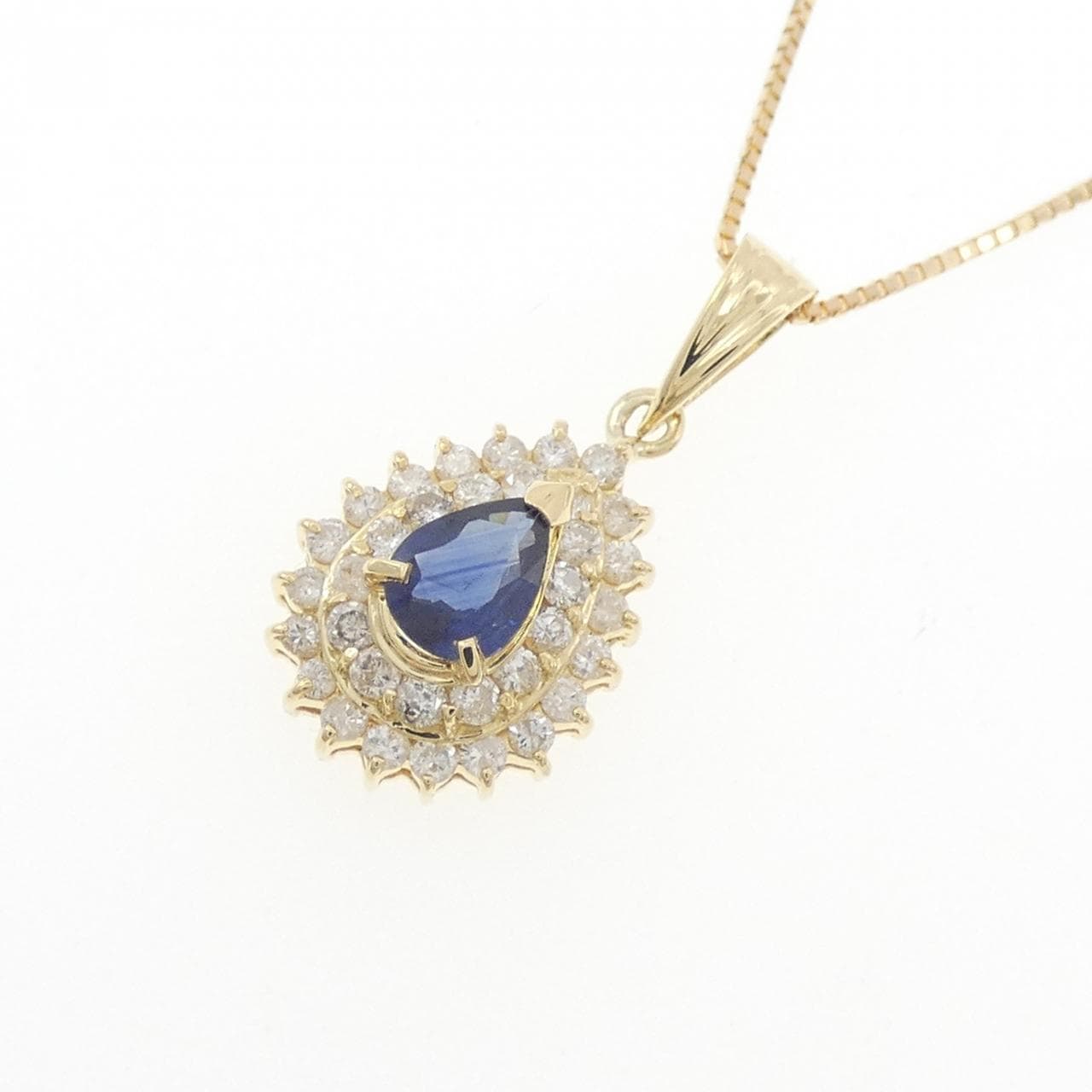 K18YG サファイヤ ネックレス 0.60CT