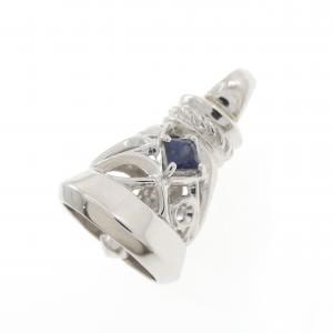 K10WG サファイヤ ペンダント 0.35CT
