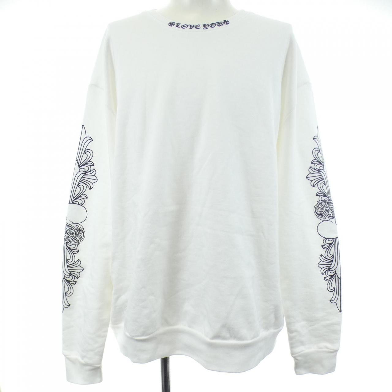 クロムハーツ CHROME HEARTS LOVE YOU CREW SWEATSHIRT スウェット