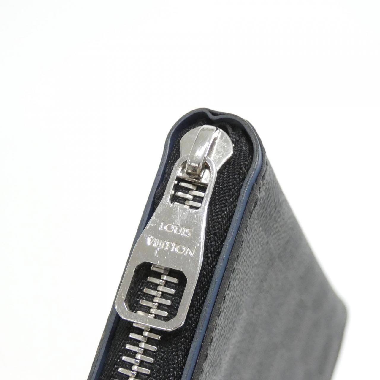 ルイヴィトン ダミエ グラフィット ジッピー ウォレット ヴェルティカル N63305 財布