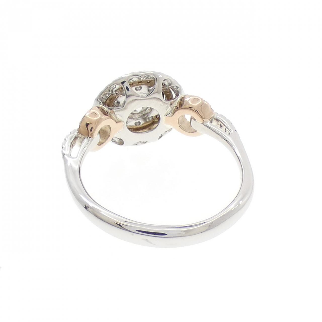 PT900/K18PG ダイヤモンド リング 0.204CT