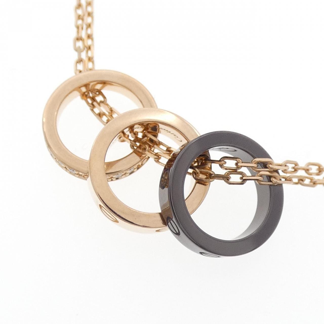 CARTIER LOVE三圈项链