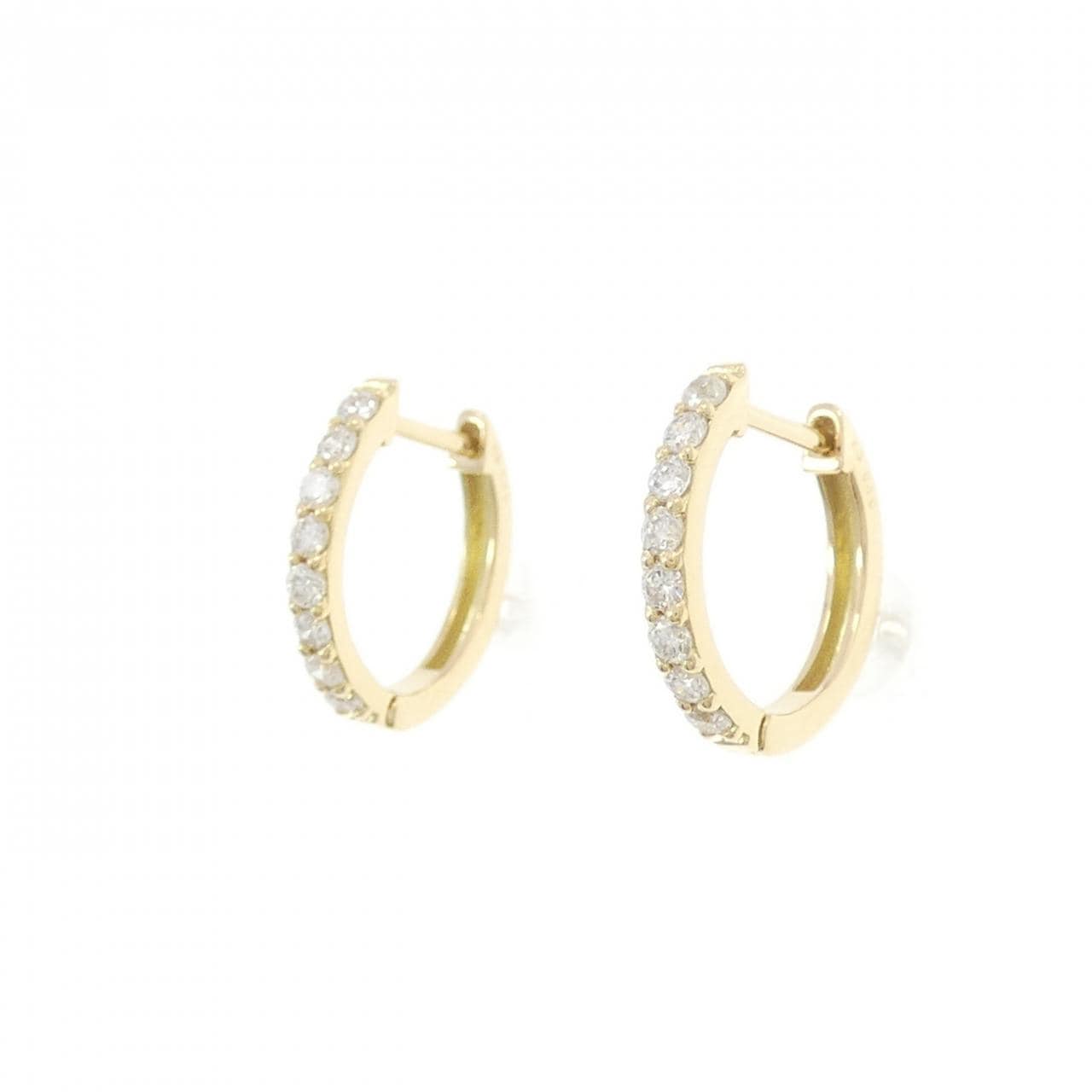 【リメイク】K18YG ダイヤモンド ピアス 0.20CT
